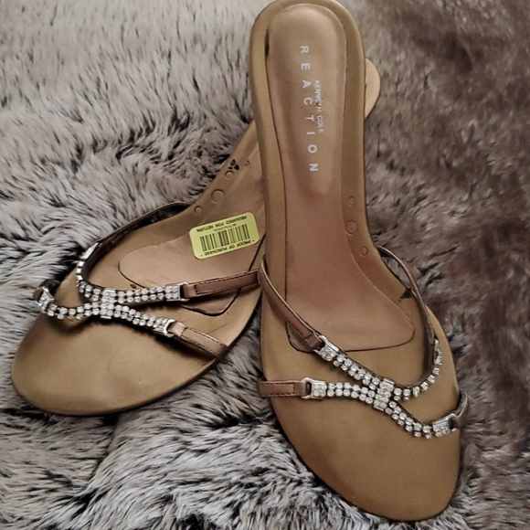 Kenneth Cole Reaction Rhinestone Heels - Picture 1 of 9
